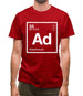 Adams - Periodic Element Mens T-Shirt