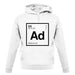 Adam - Periodic Element unisex hoodie