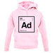 Adam - Periodic Element unisex hoodie