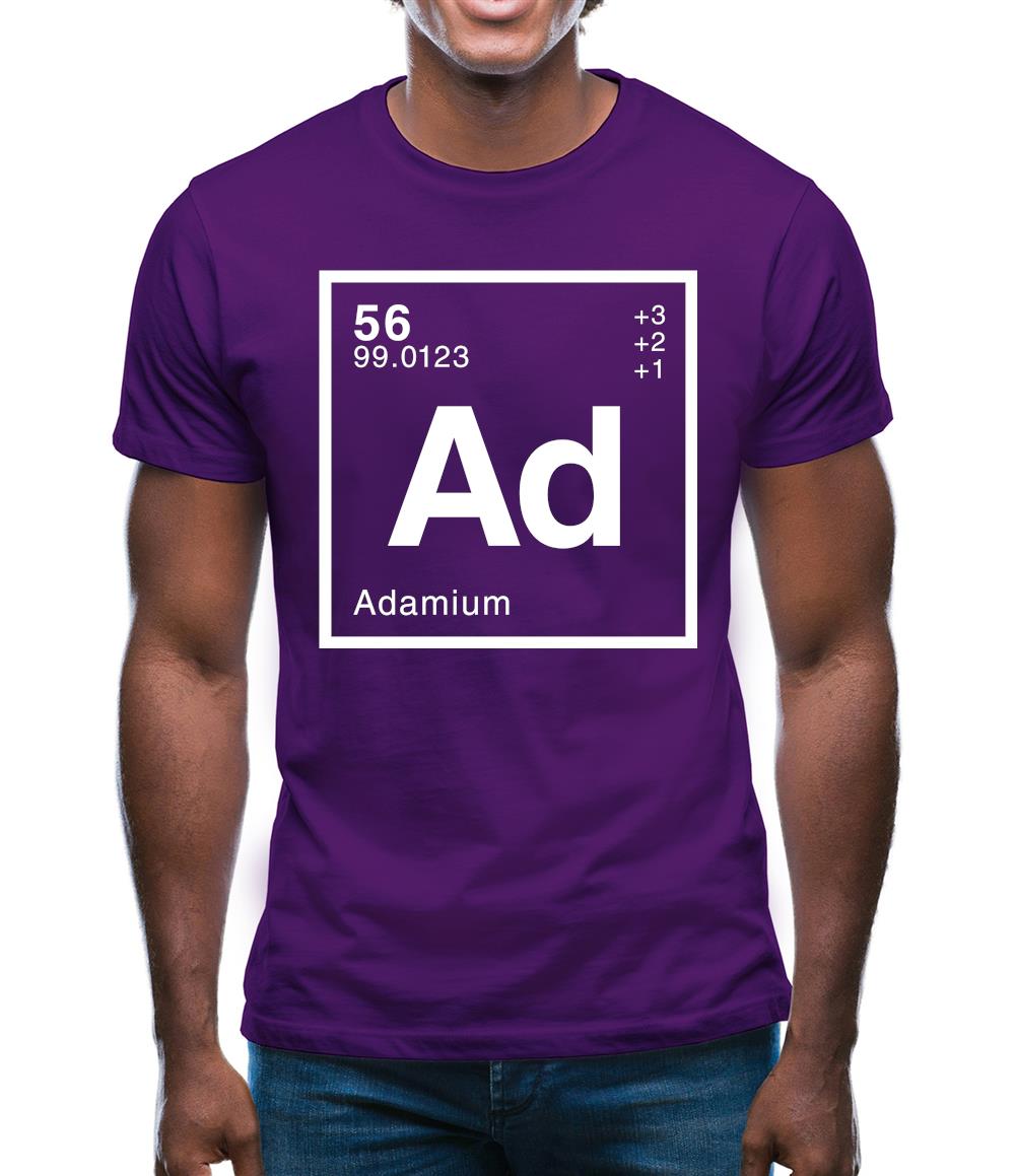 Adam - Periodic Element Mens T-Shirt