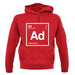 Adam - Periodic Element unisex hoodie