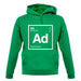 Adam - Periodic Element unisex hoodie