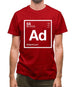 Adam - Periodic Element Mens T-Shirt