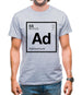 Addison - Periodic Element Mens T-Shirt