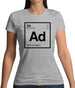 Adriana - Periodic Element Womens T-Shirt