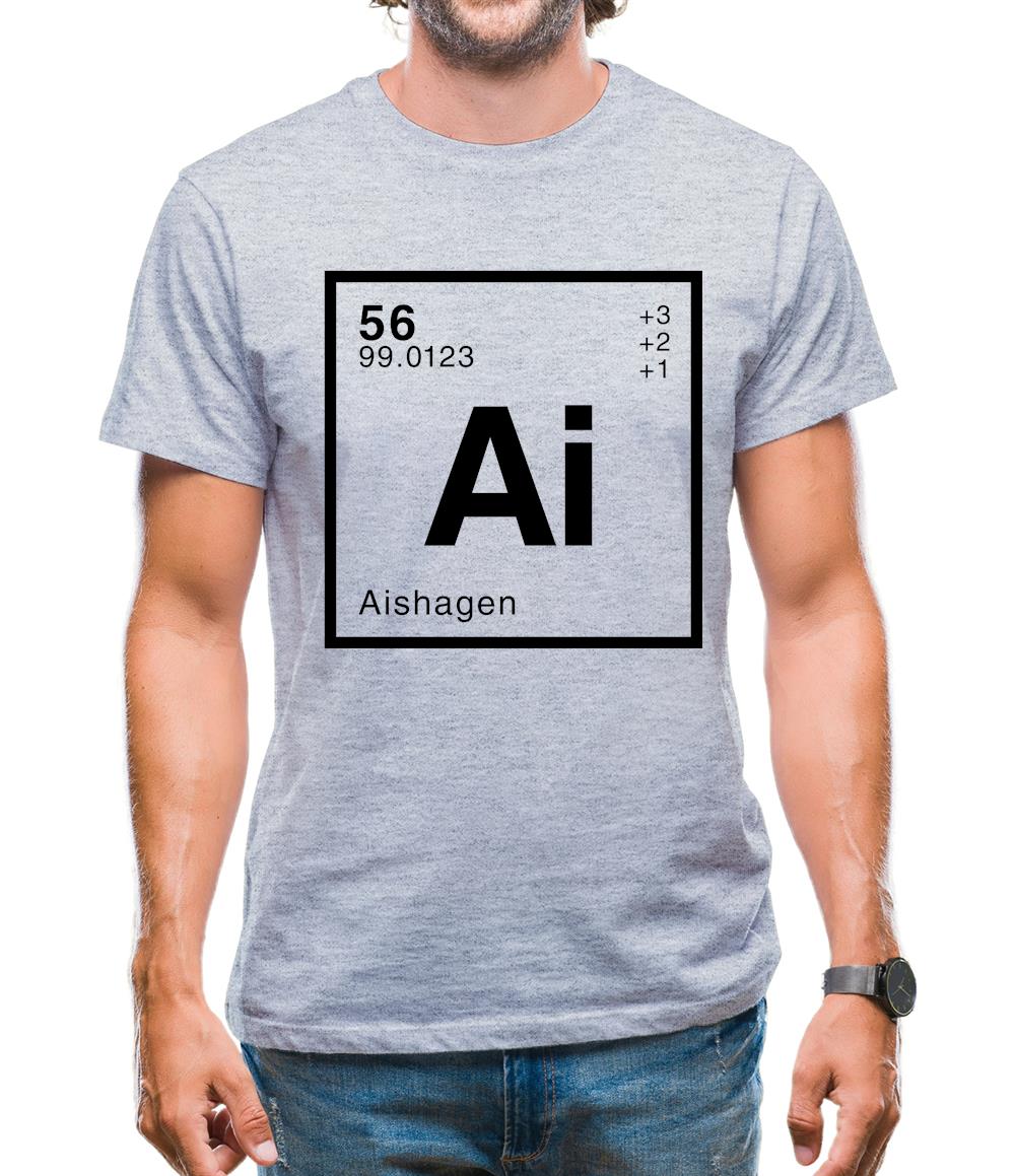 Aisha - Periodic Element Mens T-Shirt