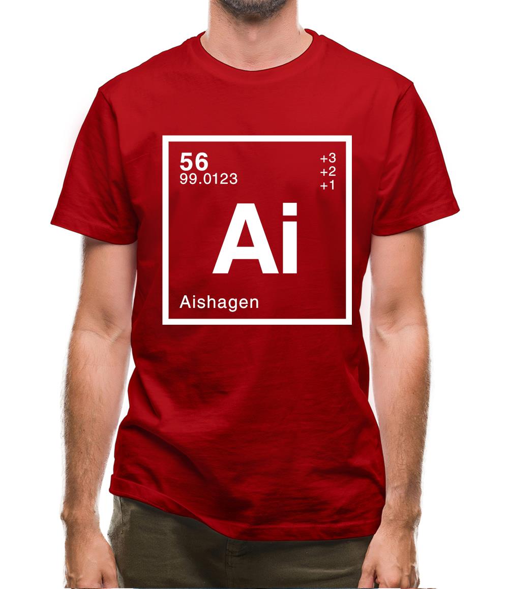 Aisha - Periodic Element Mens T-Shirt
