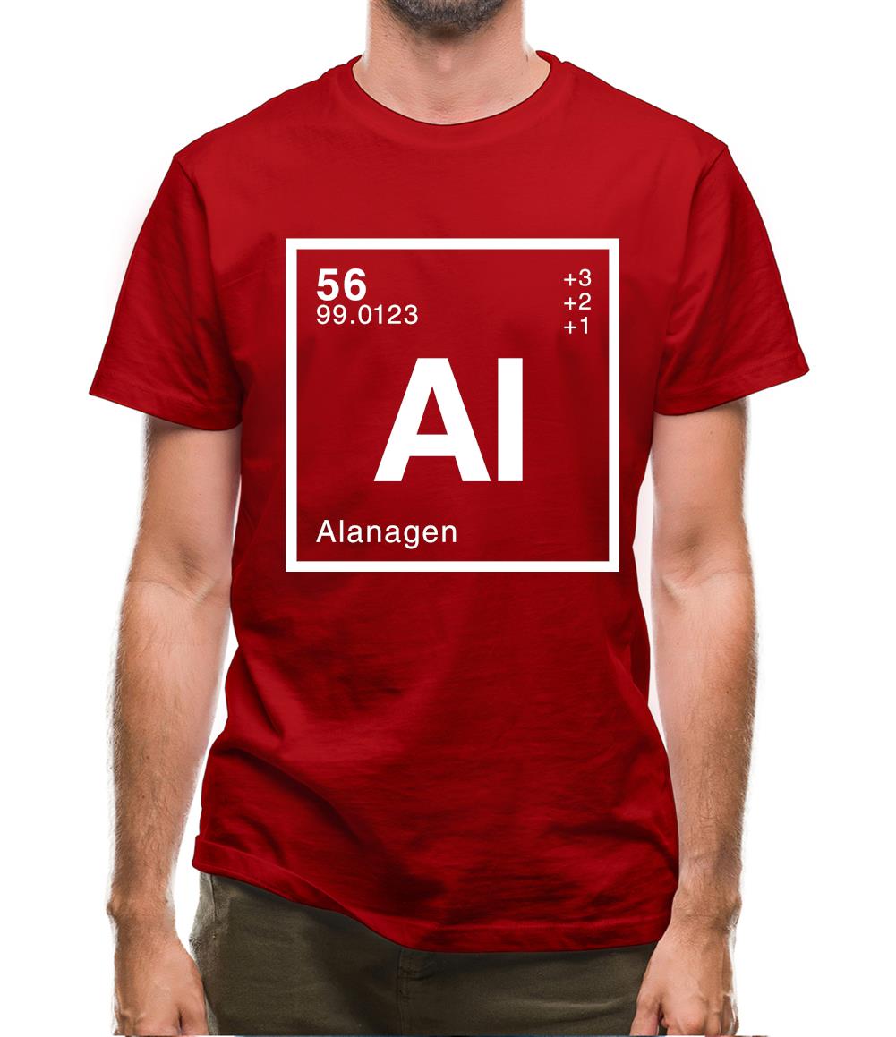 Alana - Periodic Element Mens T-Shirt