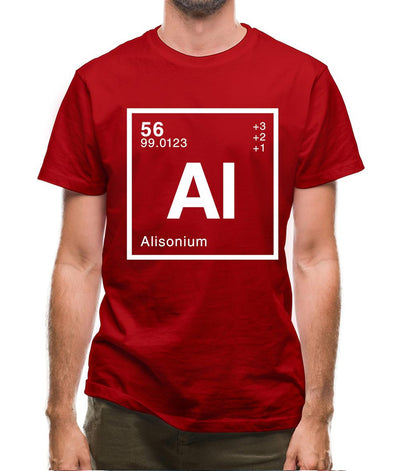 Alison - Periodic Element Mens T-Shirt