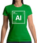 Ali - Periodic Element Womens T-Shirt