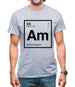 Amanda - Periodic Element Mens T-Shirt