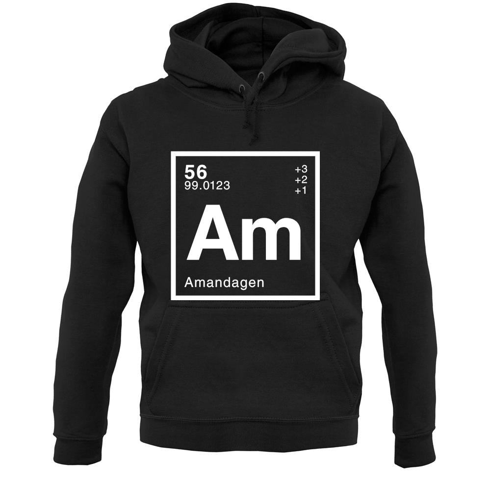 Amanda - Periodic Element Unisex Hoodie