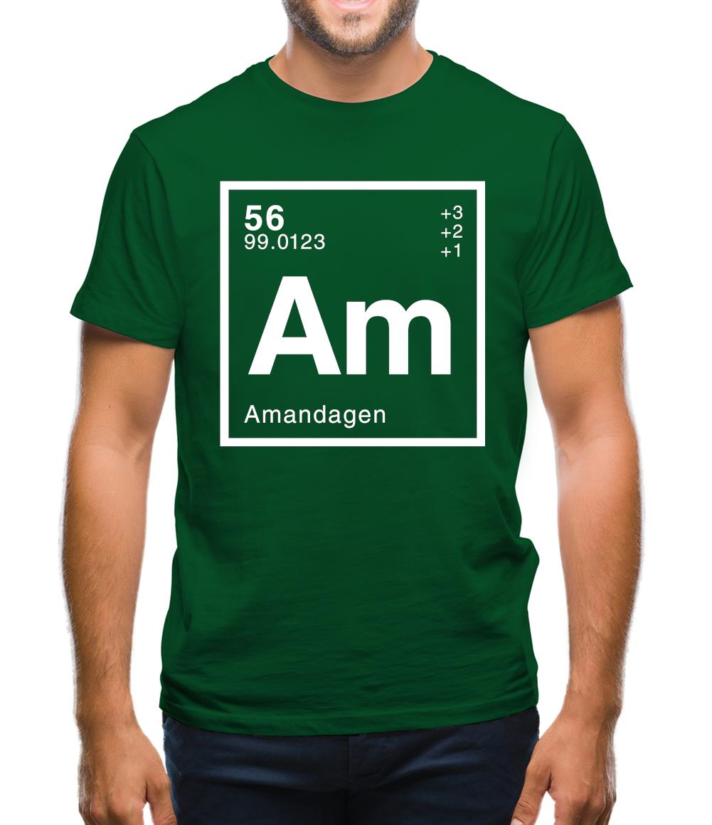 Amanda - Periodic Element Mens T-Shirt