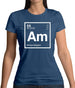 Amanda - Periodic Element Womens T-Shirt