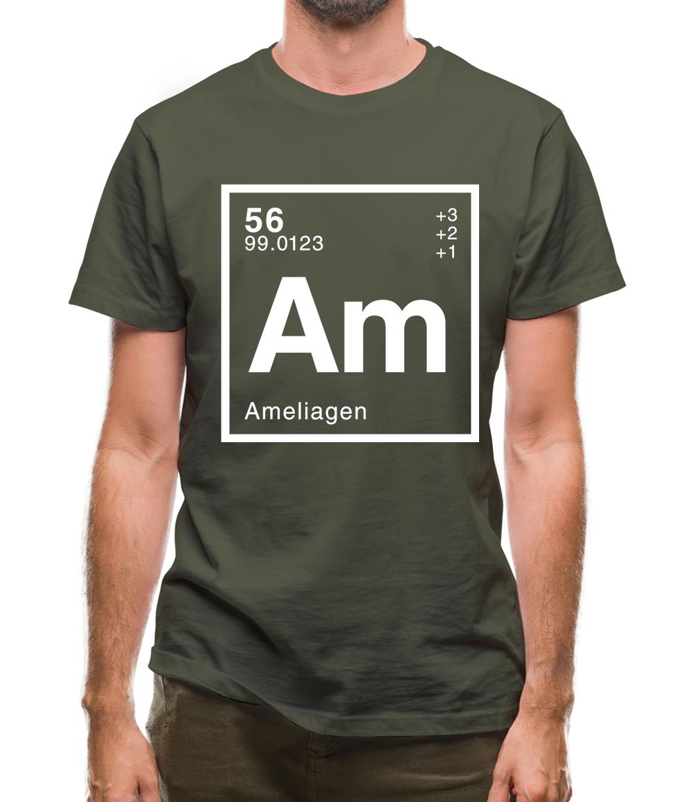 Amelia - Periodic Element Mens T-Shirt
