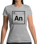 Andy - Periodic Element Womens T-Shirt