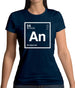 Andy - Periodic Element Womens T-Shirt