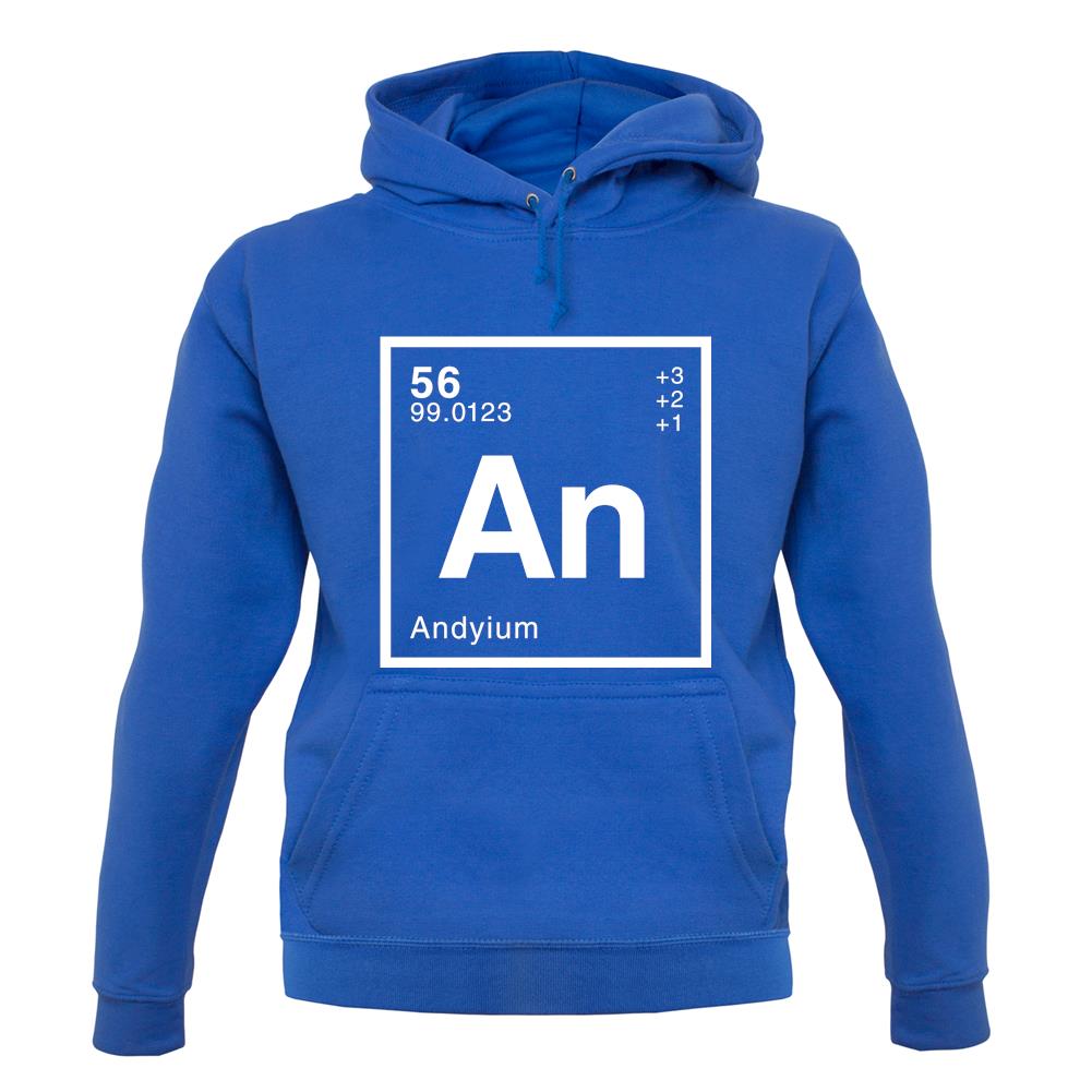Andy - Periodic Element unisex hoodie