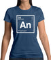 Angela - Periodic Element Womens T-Shirt