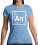 Angela - Periodic Element Womens T-Shirt