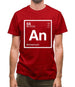Anne - Periodic Element Mens T-Shirt