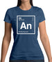 Anthony - Periodic Element Womens T-Shirt