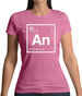 Anthony - Periodic Element Womens T-Shirt