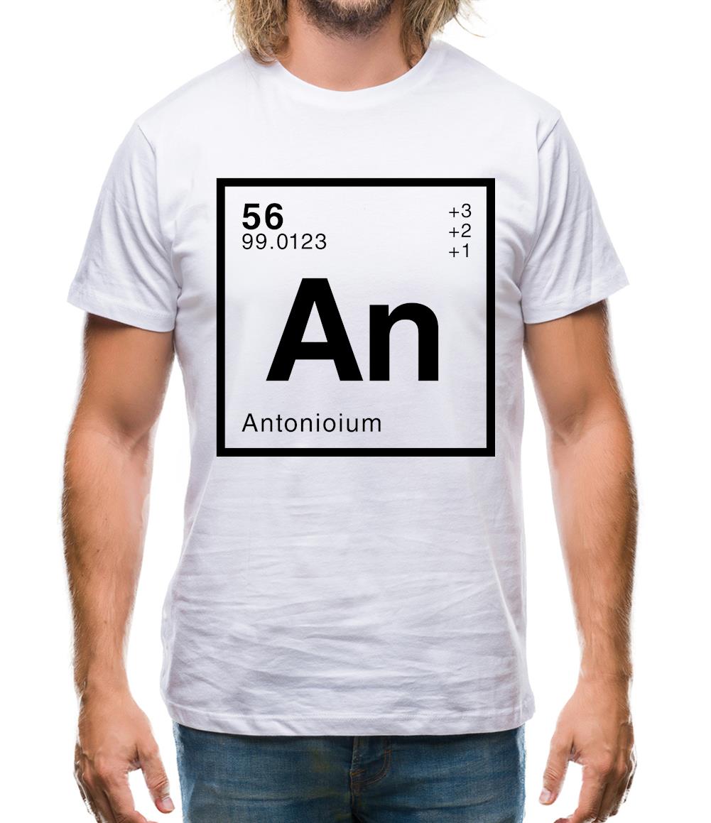Antonio - Periodic Element Mens T-Shirt