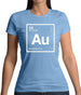 Audrey - Periodic Element Womens T-Shirt