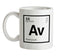 Element Name AVERY Ceramic Mug