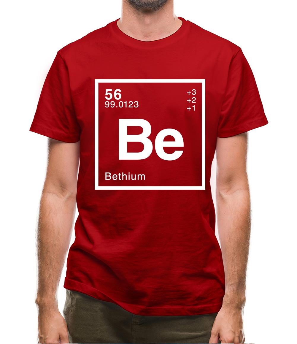 Beth - Periodic Element Mens T-Shirt