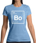 Booth - Periodic Element Womens T-Shirt