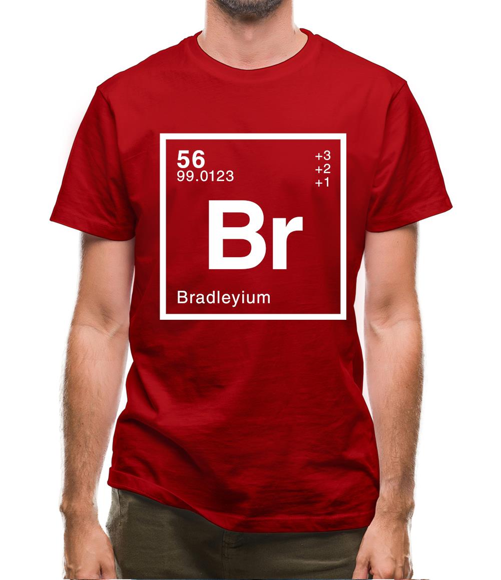 Bradley - Periodic Element Mens T-Shirt