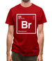 Brady - Periodic Element Mens T-Shirt