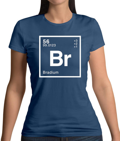 Brad - Periodic Element Womens T-Shirt
