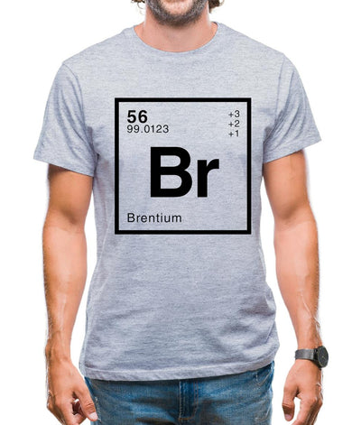 Brent - Periodic Element Mens T-Shirt