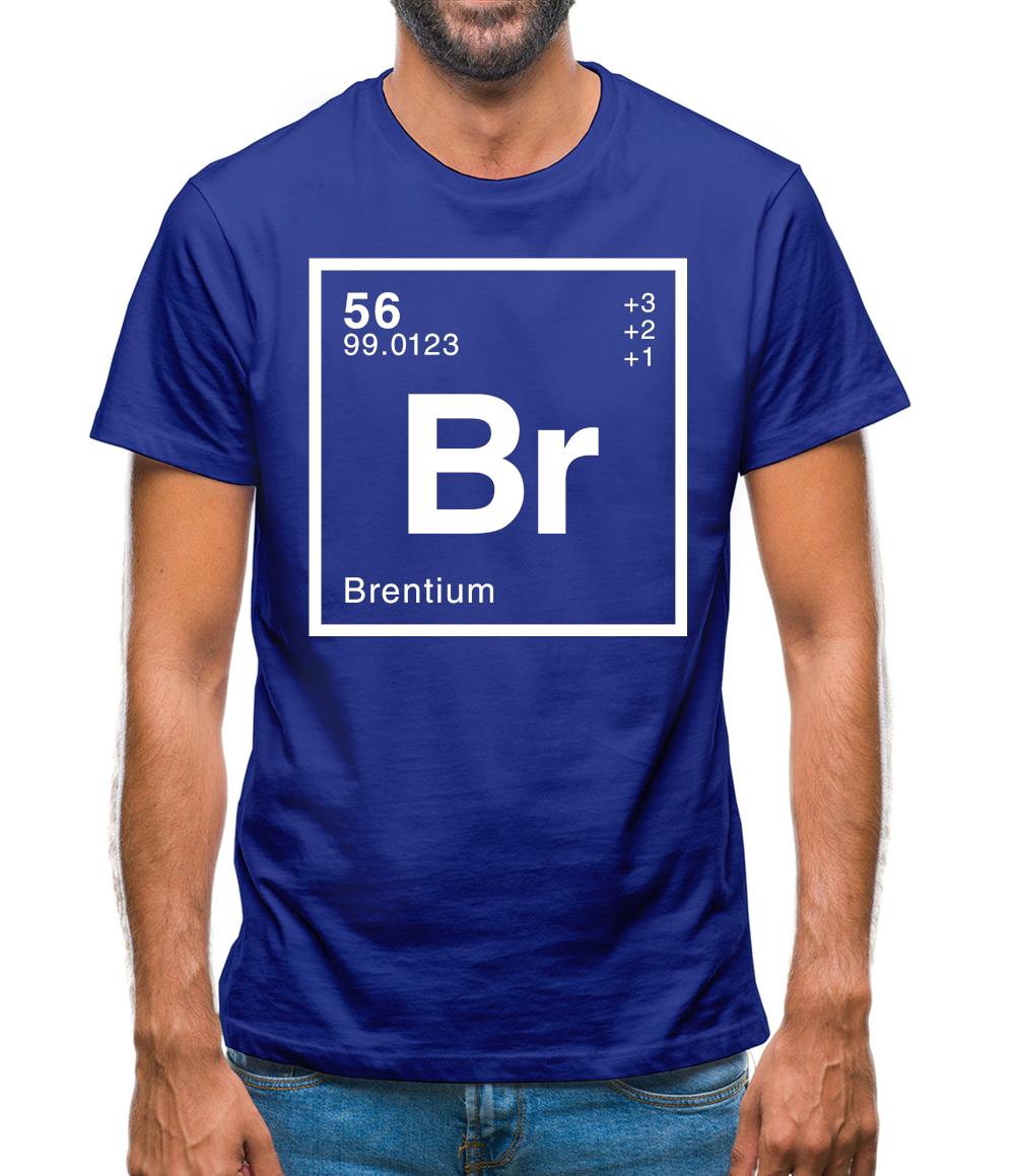 Brent - Periodic Element Mens T-Shirt