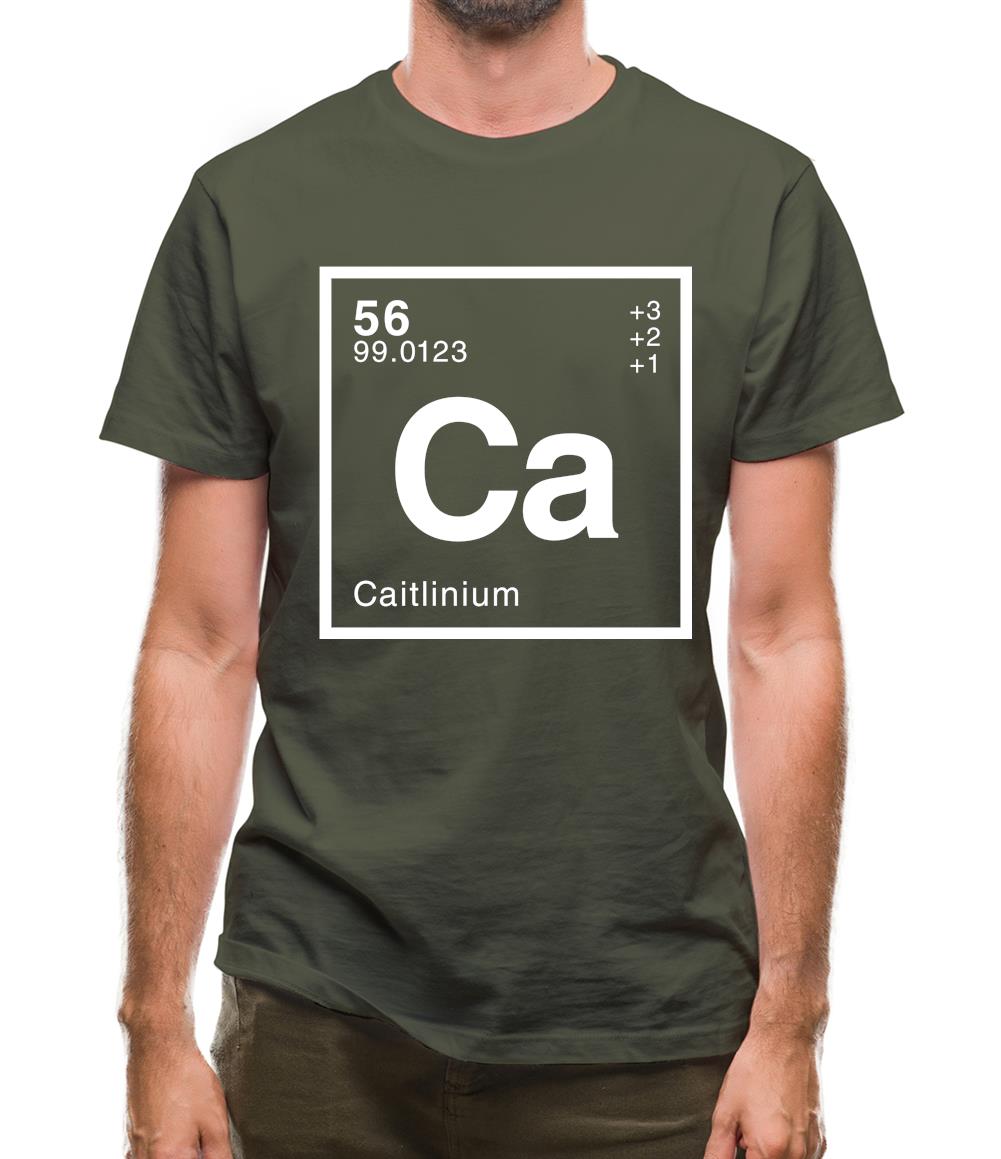 Caitlin - Periodic Element Mens T-Shirt