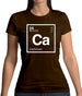 Caitlin - Periodic Element Womens T-Shirt
