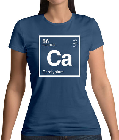 Carolyn - Periodic Element Womens T-Shirt