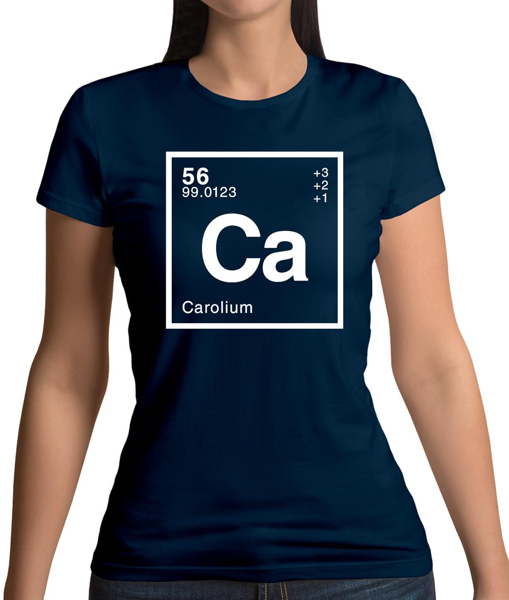 Carol - Periodic Element Womens T-Shirt
