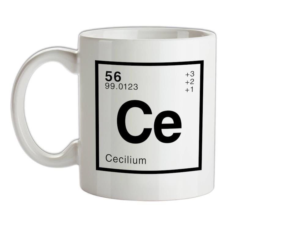 Element Name CECIL Ceramic Mug