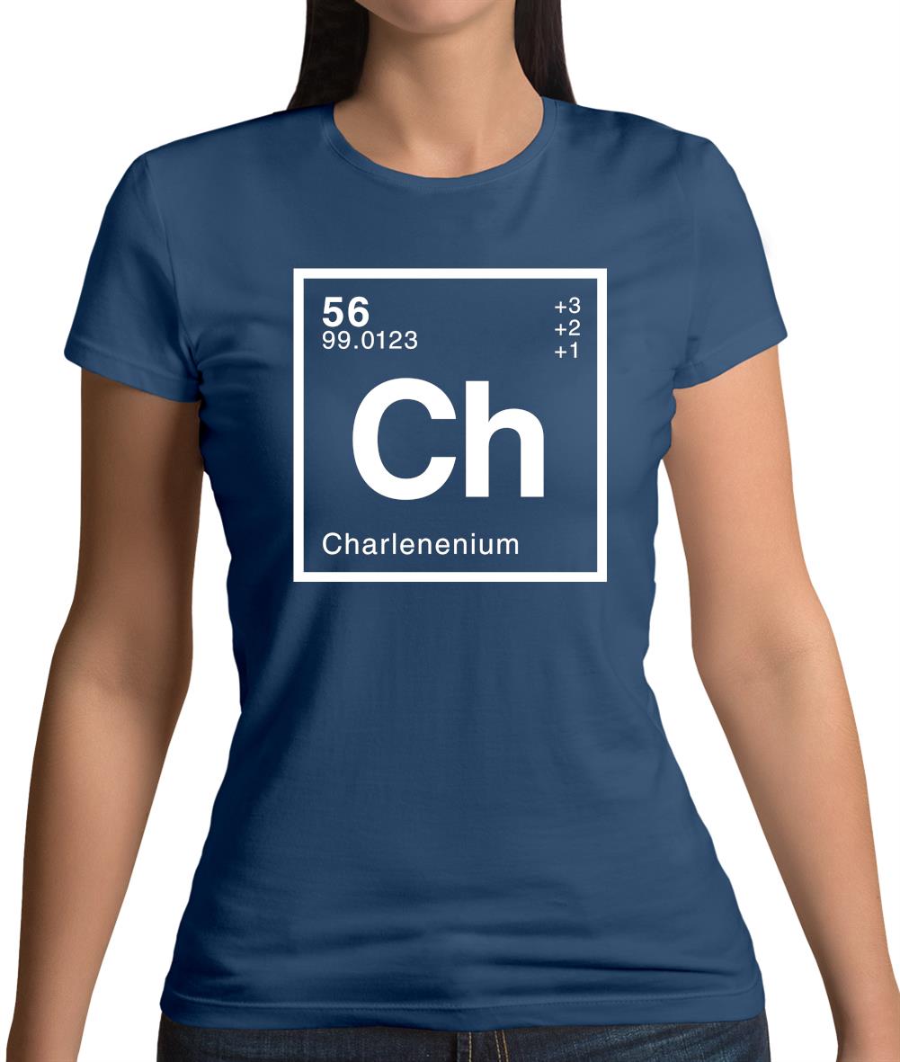 Charlene - Periodic Element Womens T-Shirt