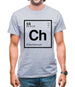 Charlie - Periodic Element Mens T-Shirt