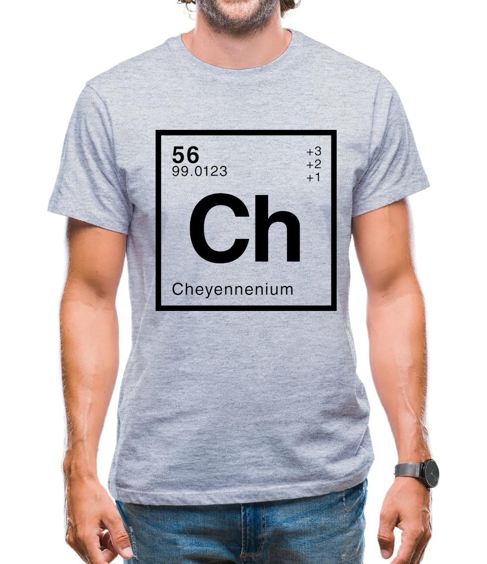 Cheyenne - Periodic Element Mens T-Shirt