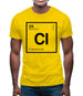 Claire - Periodic Element Mens T-Shirt
