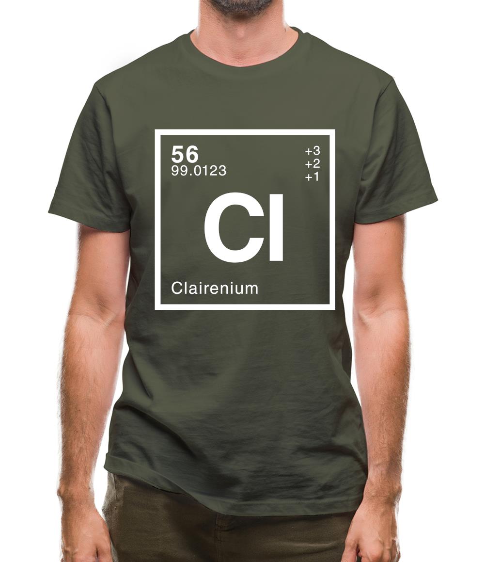 Claire - Periodic Element Mens T-Shirt