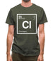 Clara - Periodic Element Mens T-Shirt