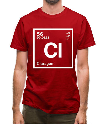 Clara - Periodic Element Mens T-Shirt