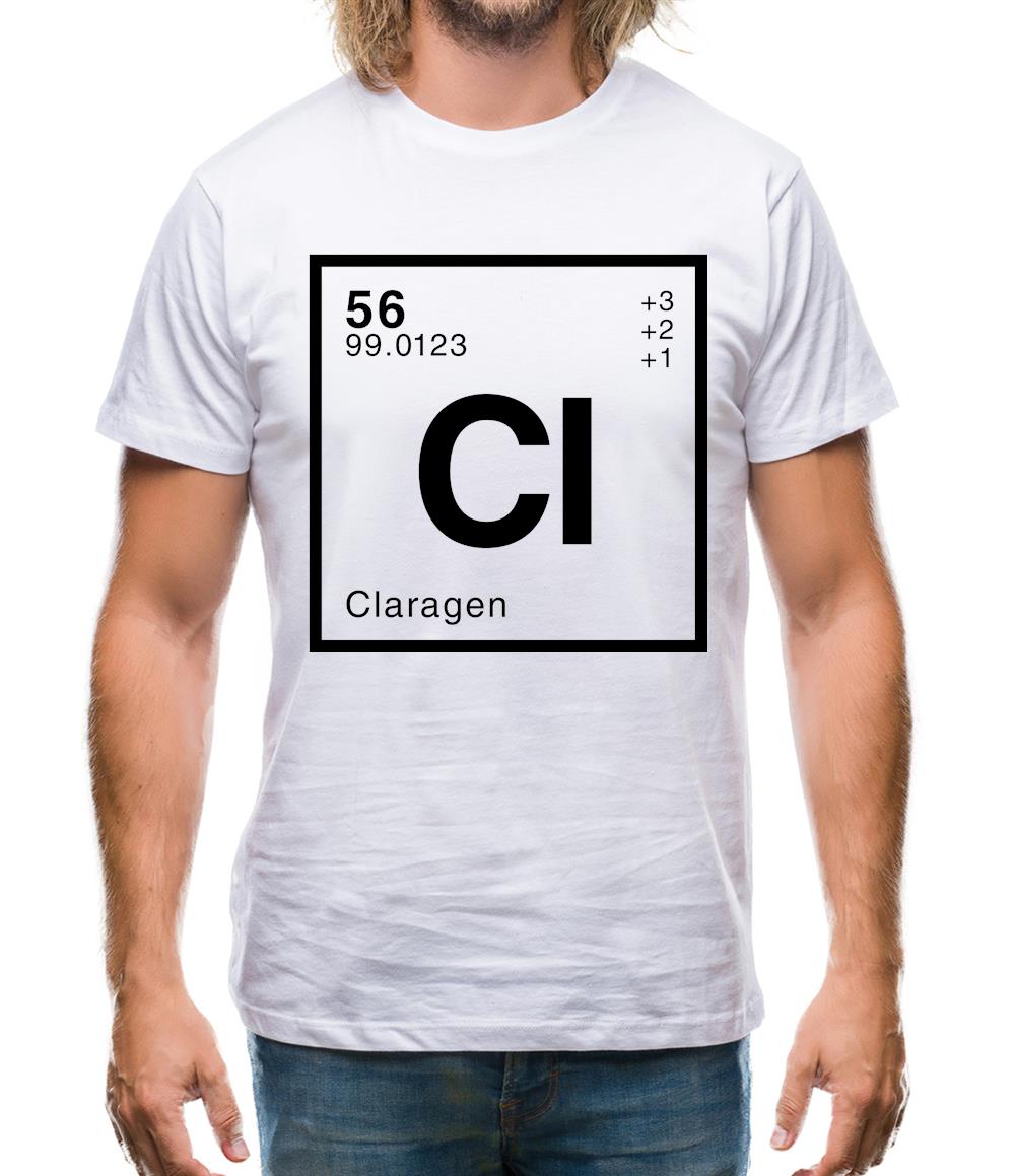 Clara - Periodic Element Mens T-Shirt